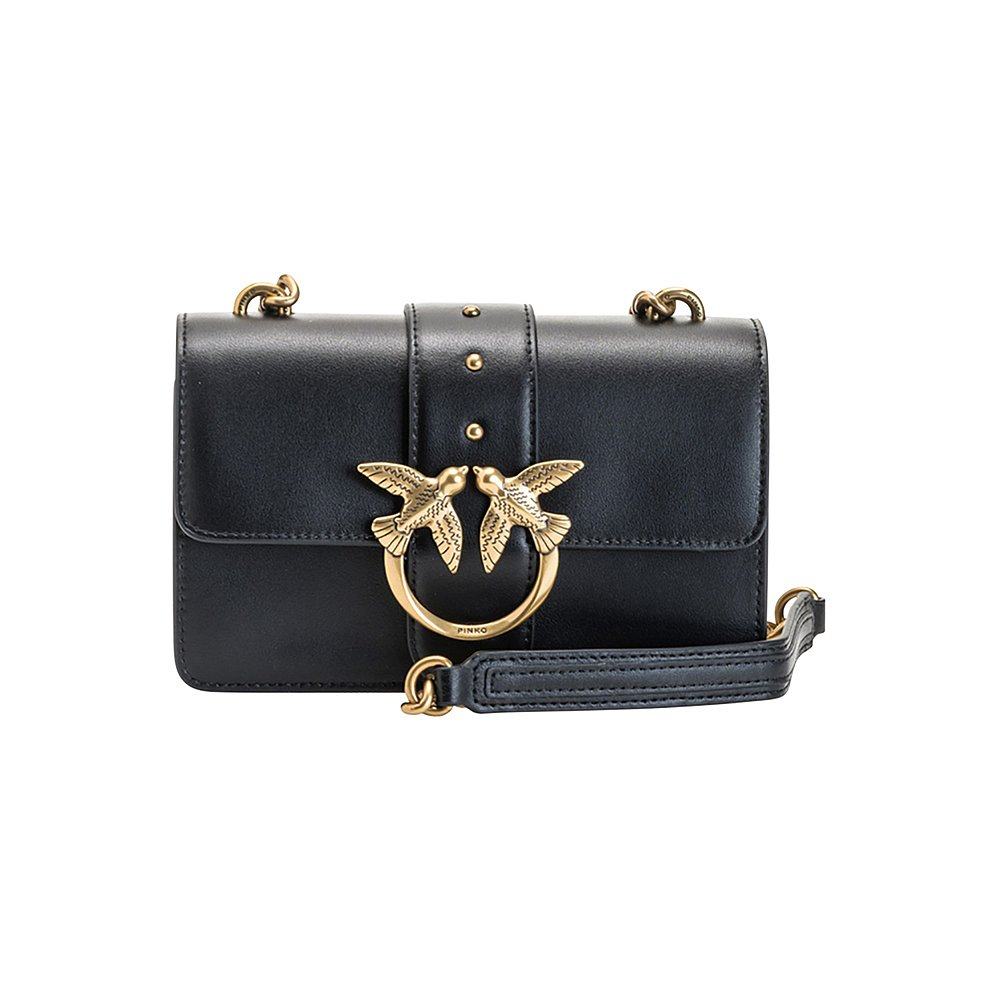 香港直邮pinko品高新款小号经典飞鸟包女士女士通用款女包