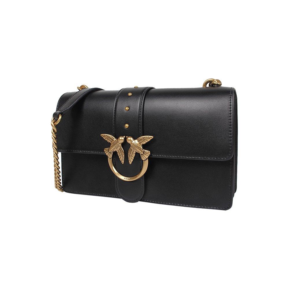 香港直邮pinko品高飞鸟链条配皮肩带燕子998023903通用款女包