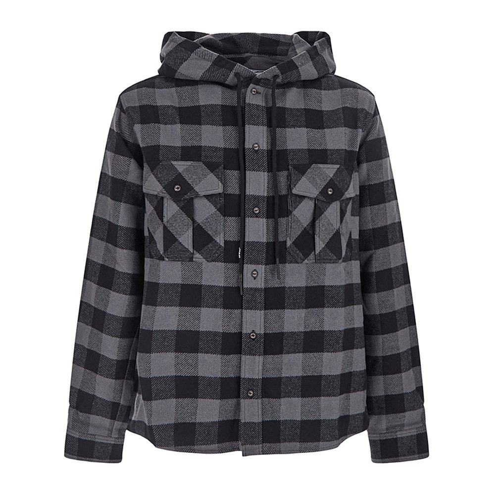 香港直邮offwhite格纹男士衬衫omga125f21fab001-0501衬衫