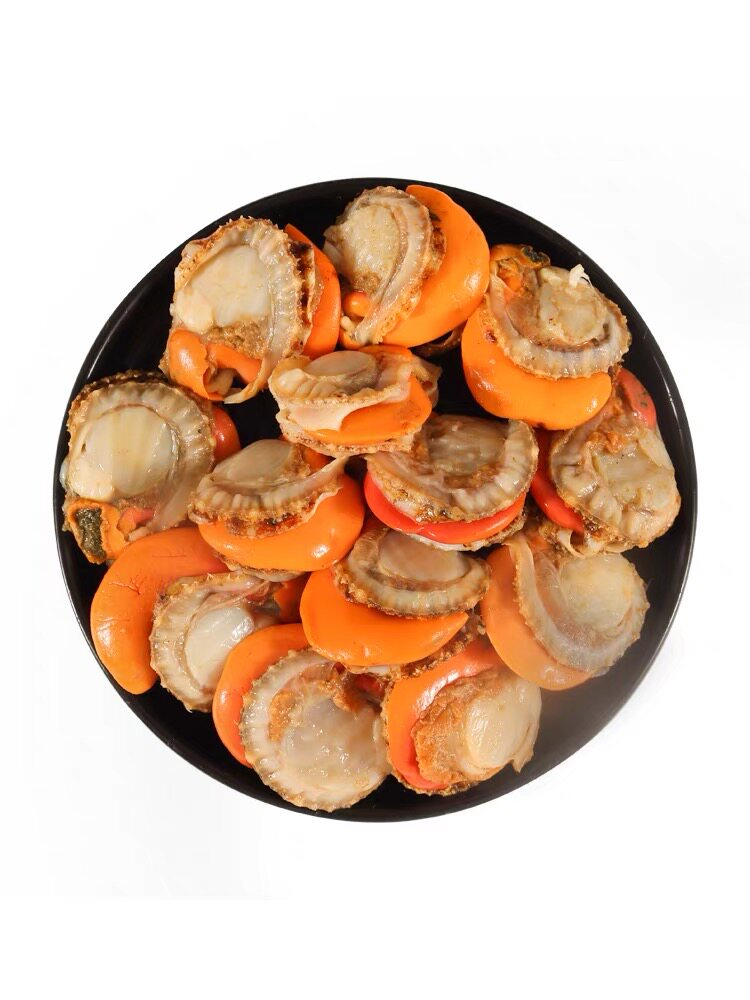 扇贝鲜活冷冻速冻海鲜新鲜大号2斤鸳鸯贝蒜扇贝