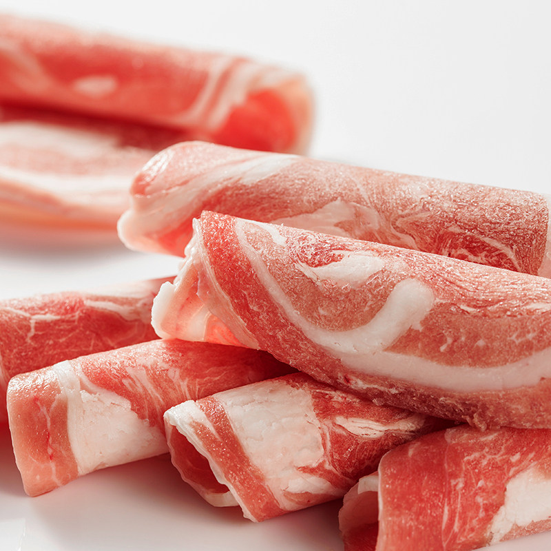 肉片肉卷菁茂甘草羔羊卷羊涮羊整条5斤新鲜羊肉卷