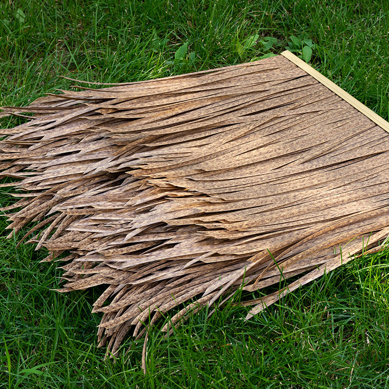 塑料茅草仿真瓦屋屋顶毛草人造稻草农庄木屋基础材料