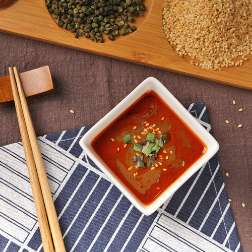 海琦王火锅蘸料老北京微辣蘸酱芝麻酱调料180g下饭拌饭火锅麻酱料