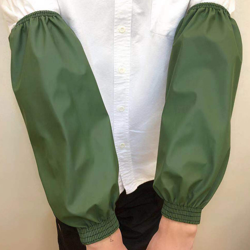 皮袖套防水加厚耐磨加工防水护袖厨房清洁防油男女pu套袖工厂袖头