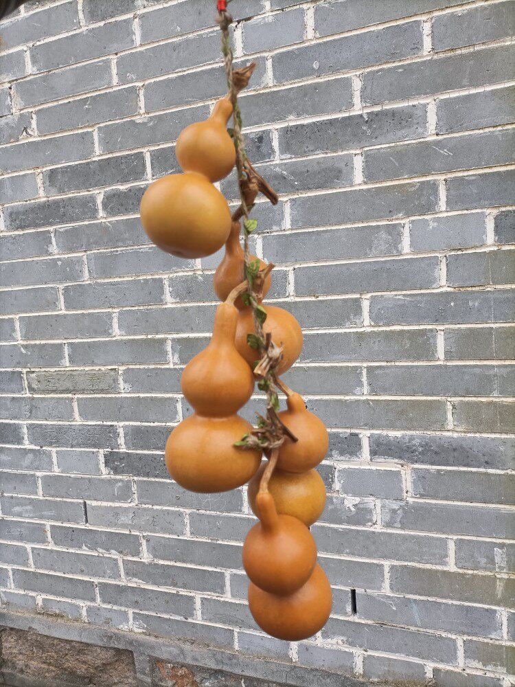 富强葫芦天然八宝老皮编织装饰挂件客厅卧室葫芦