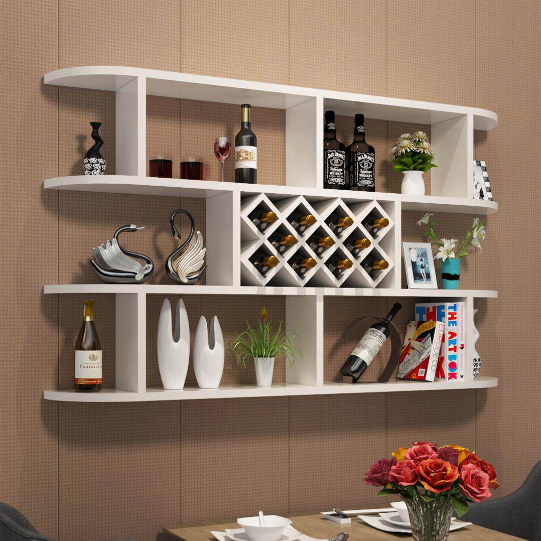 澳元健美美式挂墙壁挂酒柜简易奢华欧式格子酒架