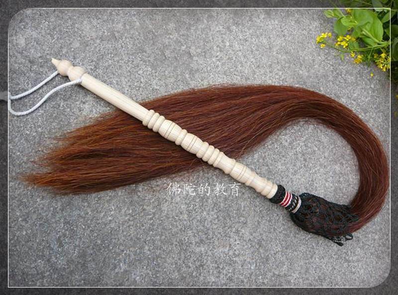 马尾拂尘新款道士法器佛尘总长太极佛尘