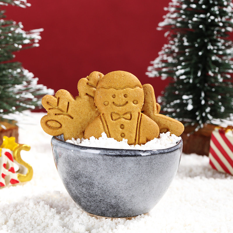 夏曲手札圣诞姜饼人曲奇饼干圣诞节手工姜饼创意零食圣诞节礼物
