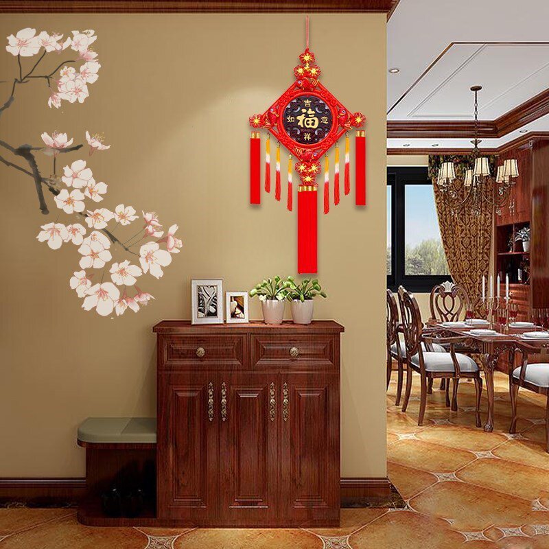 中国结挂件过年大号玄关平安客厅装饰家里布置中国结