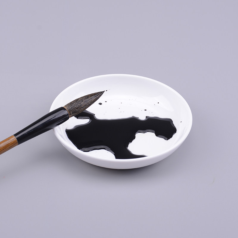 国画塑料墨碟调色调色盘白色颜料白瓷工具练习文房四宝