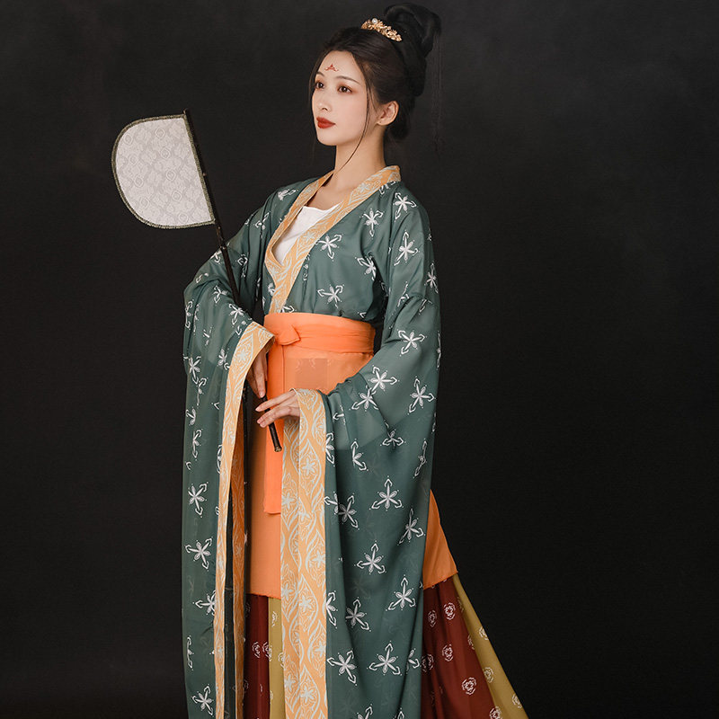 汉庭原创汉服女棠音魏晋南北朝交领大袖襦复原款汉服