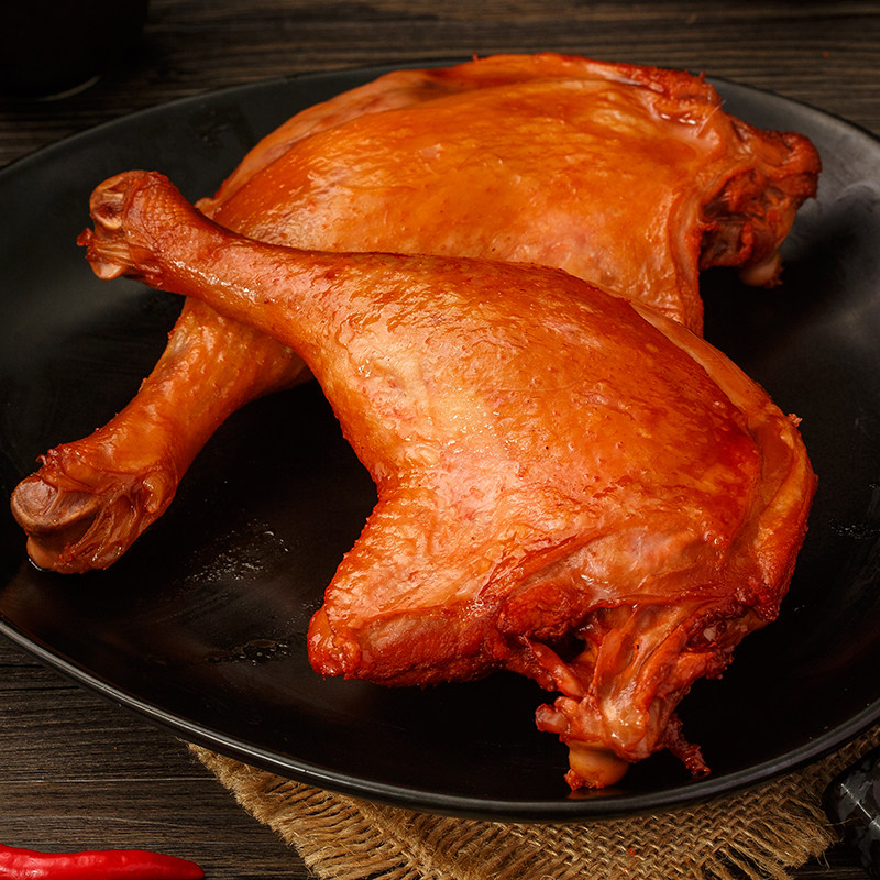 华英撕烤官香辣大鸭腿3袋装