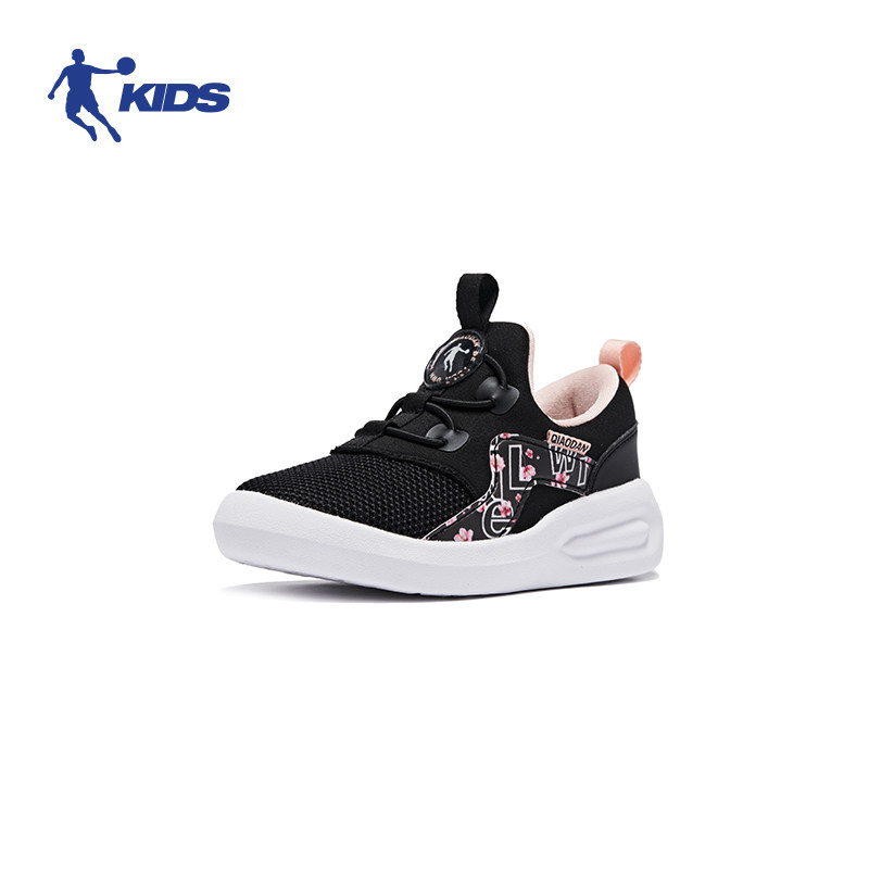 乔丹童鞋女童板鞋儿童鞋子正品官方秋季婴童软底网面宝宝运动鞋