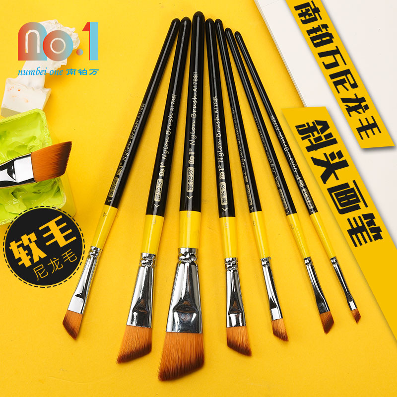 画笔丙烯插画图案设计图设计成人美术颜料笔短水粉