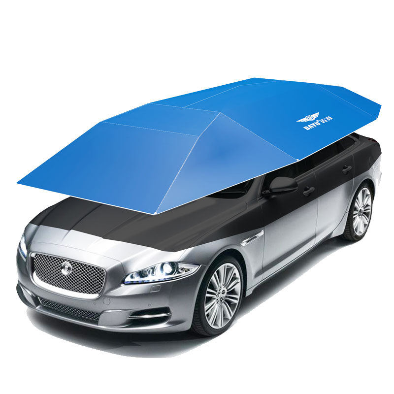 百羽suv全自动汽车遮阳伞防晒折叠移动车棚隔热汽车遮阳伞