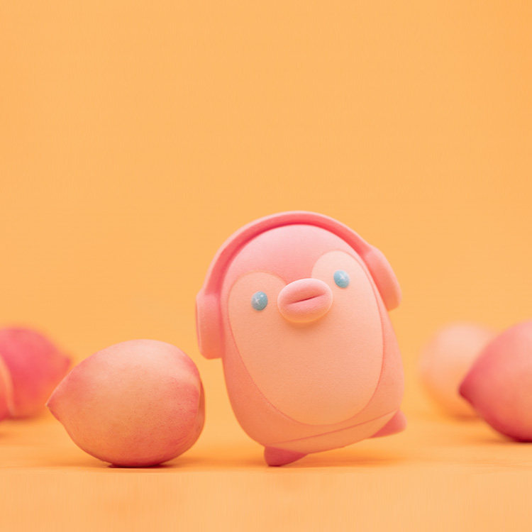 腾讯官方正品qqfamilypupuplus潮玩情侣礼物摆件噗噗创意玩偶