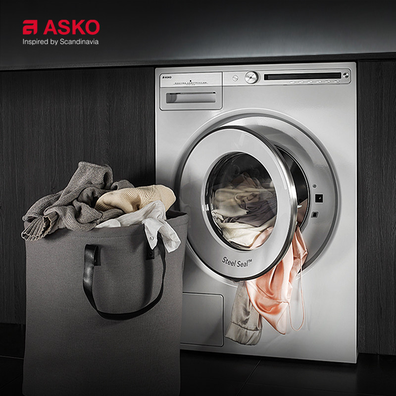 asko欧洲原装进口滚筒全自动洗衣机家用9kgw4096pwcn洗衣机