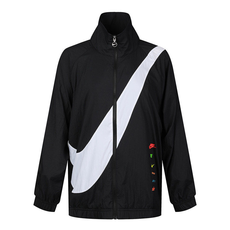 耐克女子外套2020sportswearswoosh大勾子串logo夹克衫运动茄克