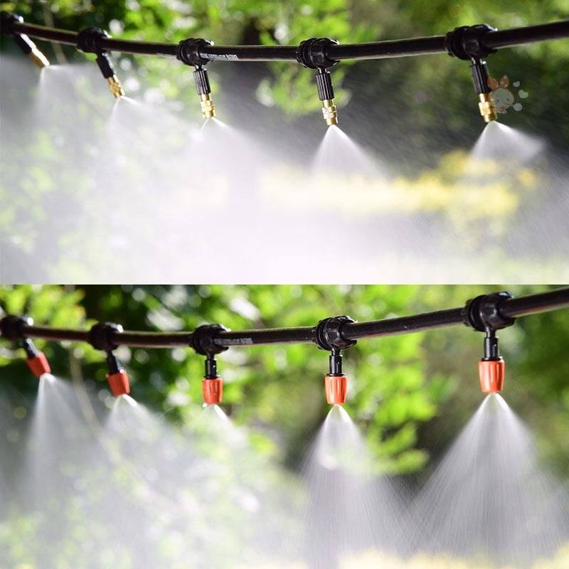 园林浇花自动专用水泵定时喷雾除尘降温神器自动灌溉设备