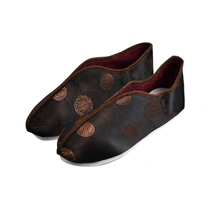 寿鞋高档莲花殡葬寿衣老人鞋底天梯棉鞋男女骨灰盒