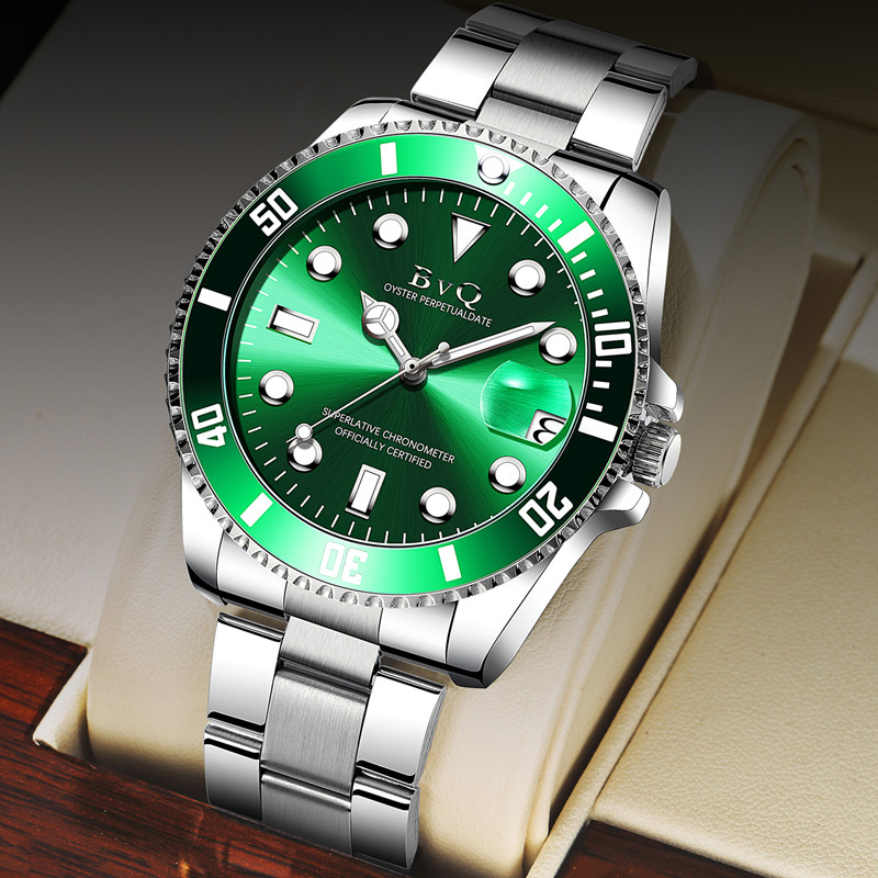 正品牌绿水鬼2020新款手表男士潮男表夜光防水学生运动潜水黑水怪