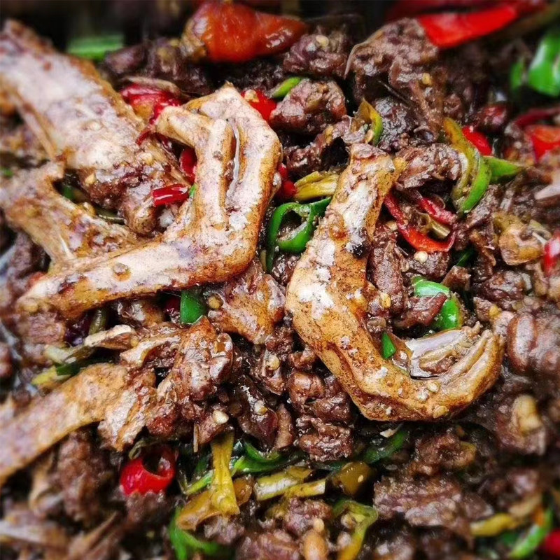 永州血鸭湖南土特产美食宁远农家自制土鸭现做鸭肉