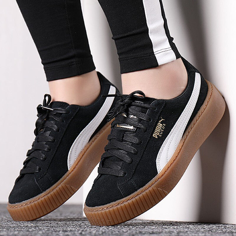 puma彪马女鞋2022新款蕾哈娜同款厚底松糕鞋低板鞋