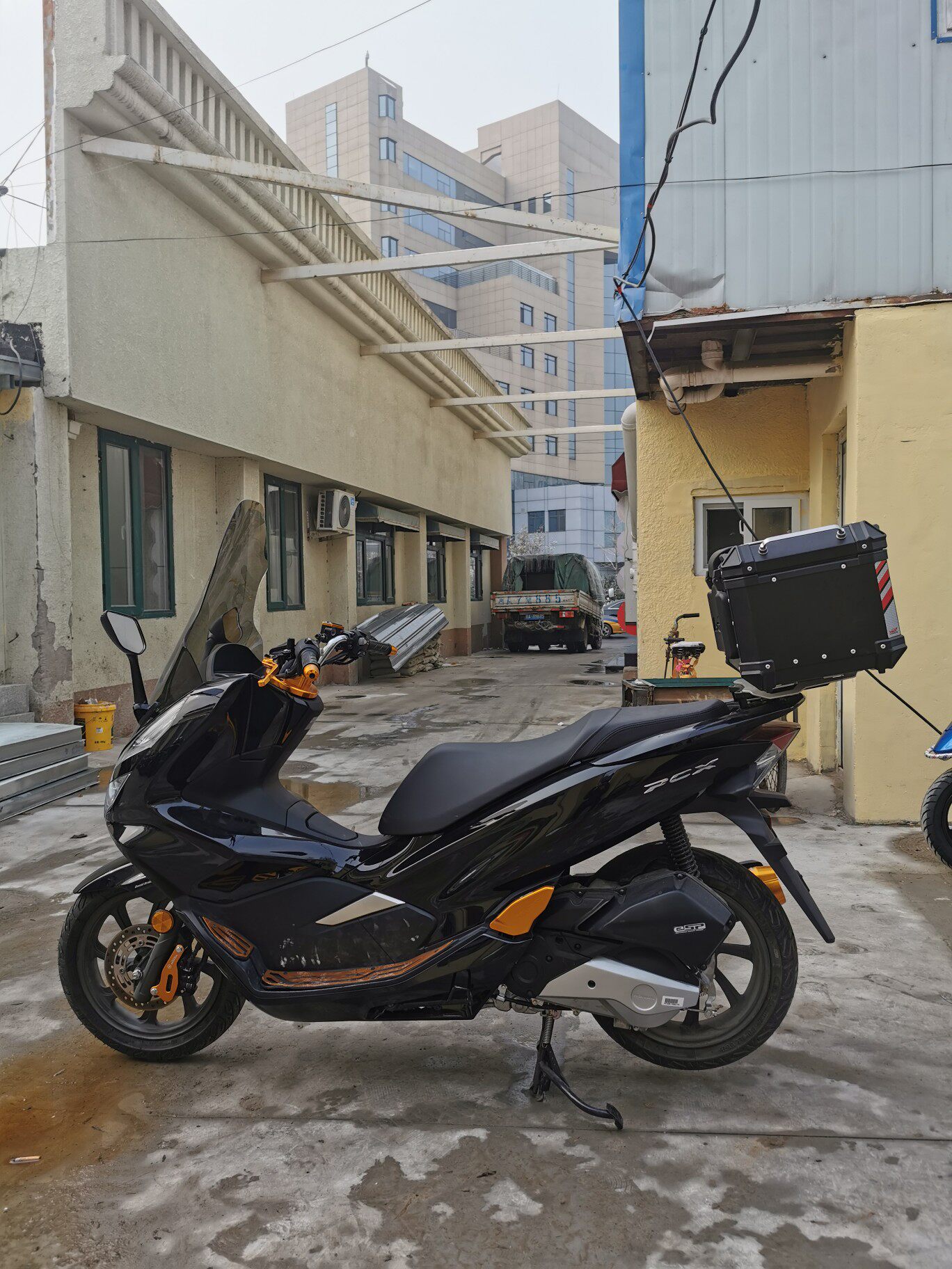 适用于本田pcx1501820年改装加高挡风玻璃挡风板风镜摩托车前挡风