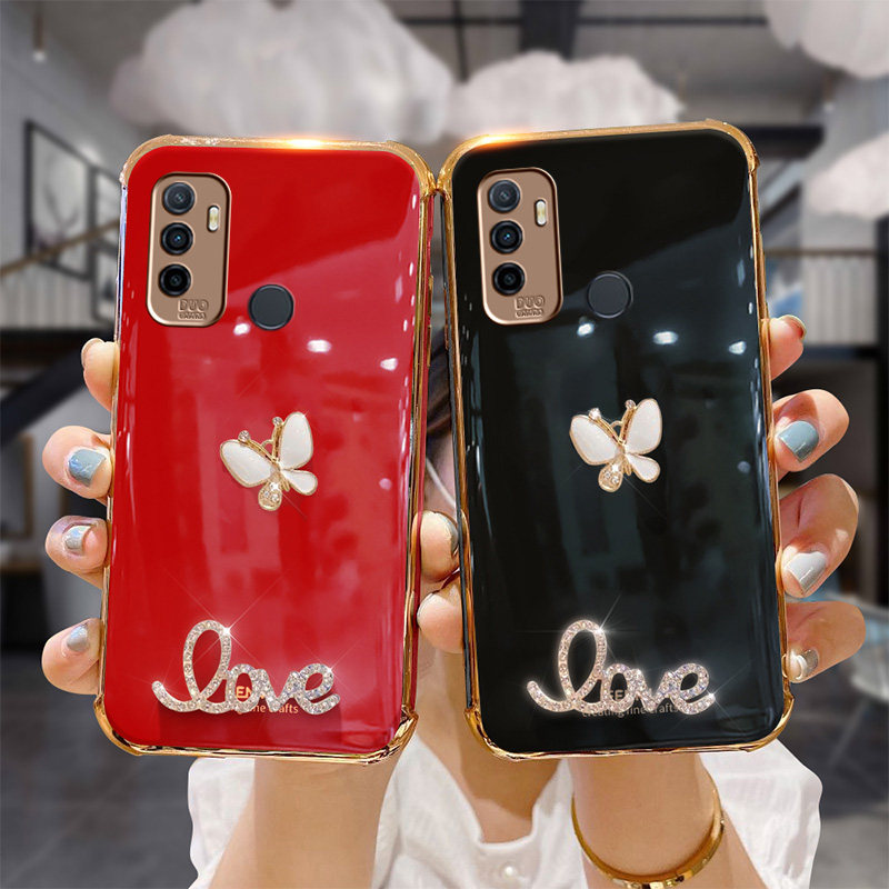 oppoa32时尚电镀超薄0pp0a32女款奶奶poop软胶oqqoa32手机保护套