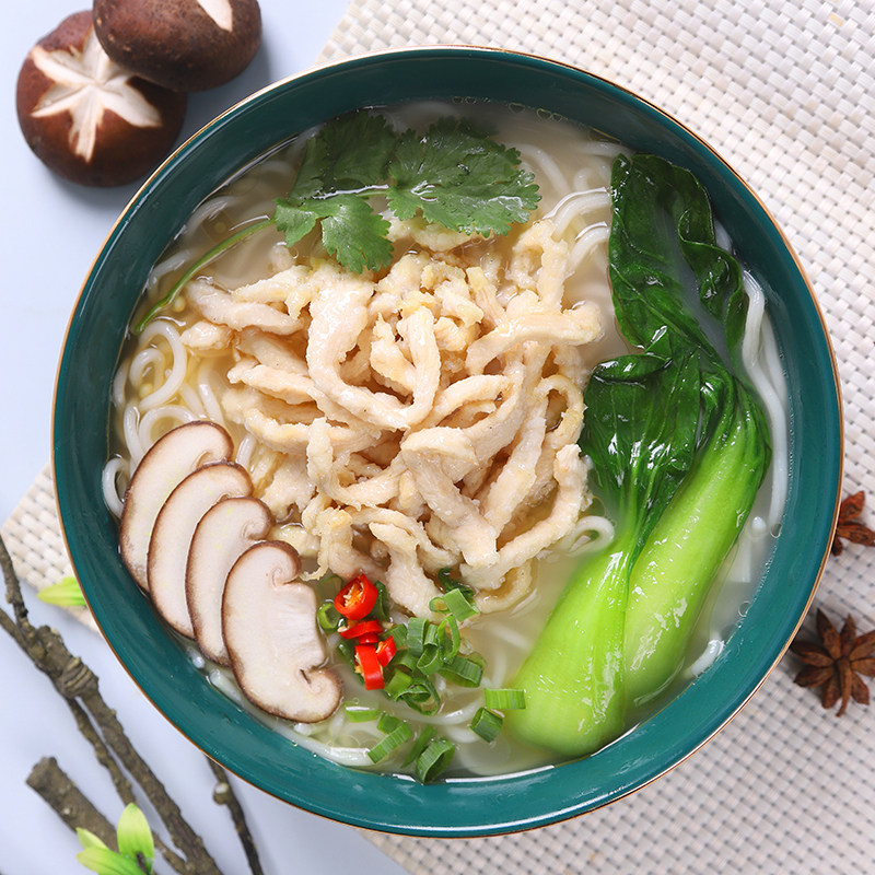 美粒即食汤料类鸡面食汤包冻肉冷冻加热食光冲泡方便面