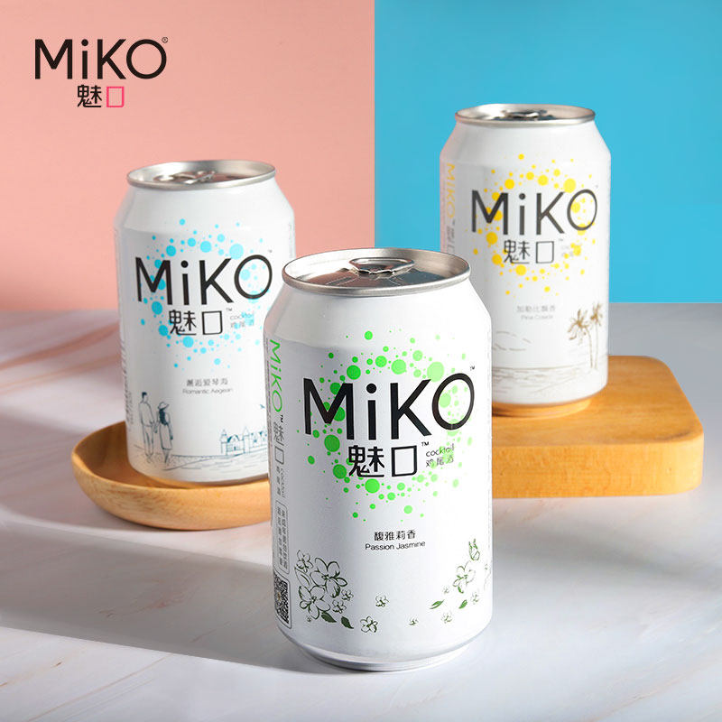 魅口鸡尾酒miko女士预调用饮料网红小酒水果整箱批发3.8低度微醺