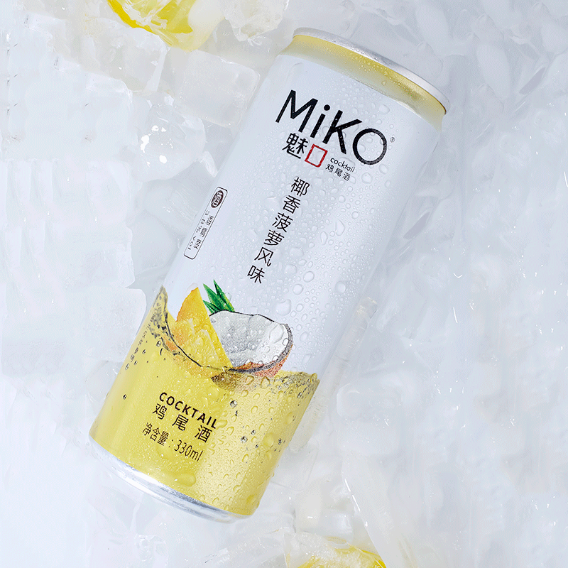 魅口miko鸡尾酒低度果酒女士小酒网红红菠萝苹果预调鸡尾酒