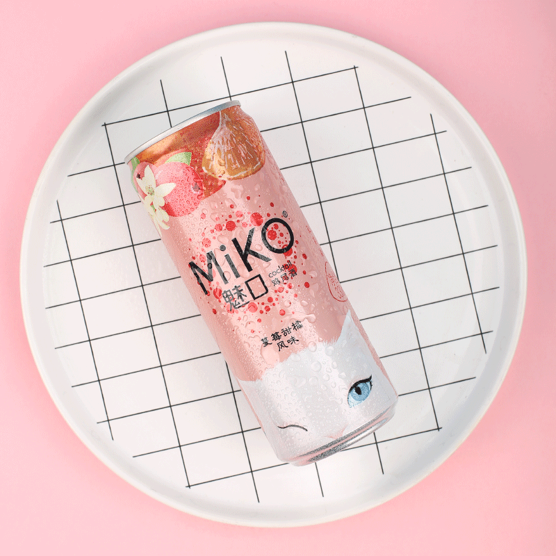 新款6罐miko魅口鸡尾酒低度微醺小酒果味拉罐预调鸡尾酒