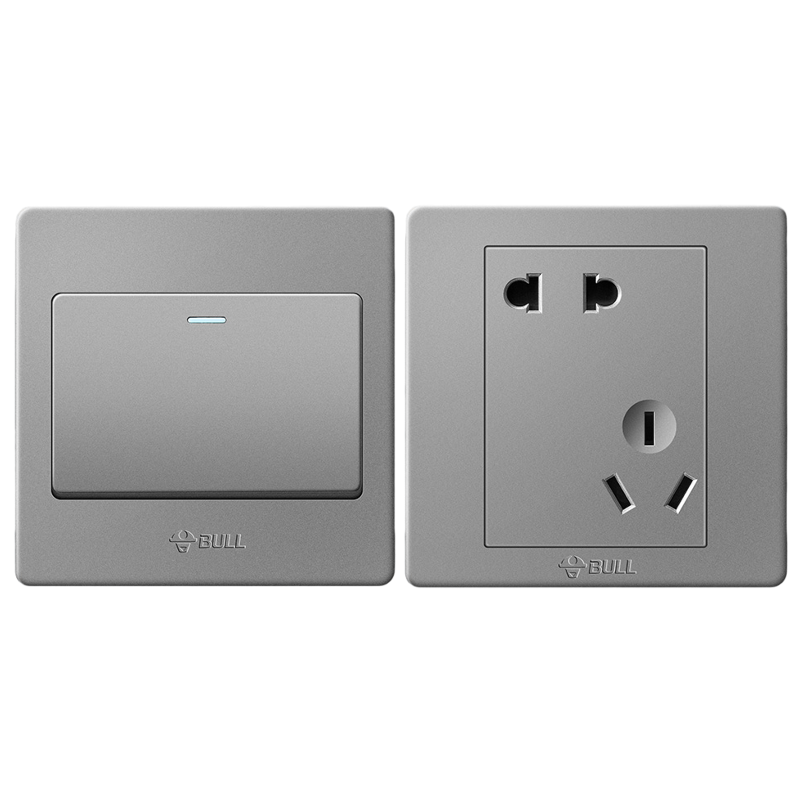 公牛五孔网线空调控多单开双插座usb暗装g07电源插座