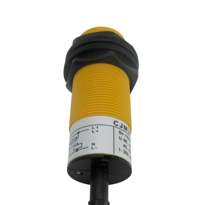 电容接近开关cjm3010a2s料位传感器交流线常220v料线探头感应开关