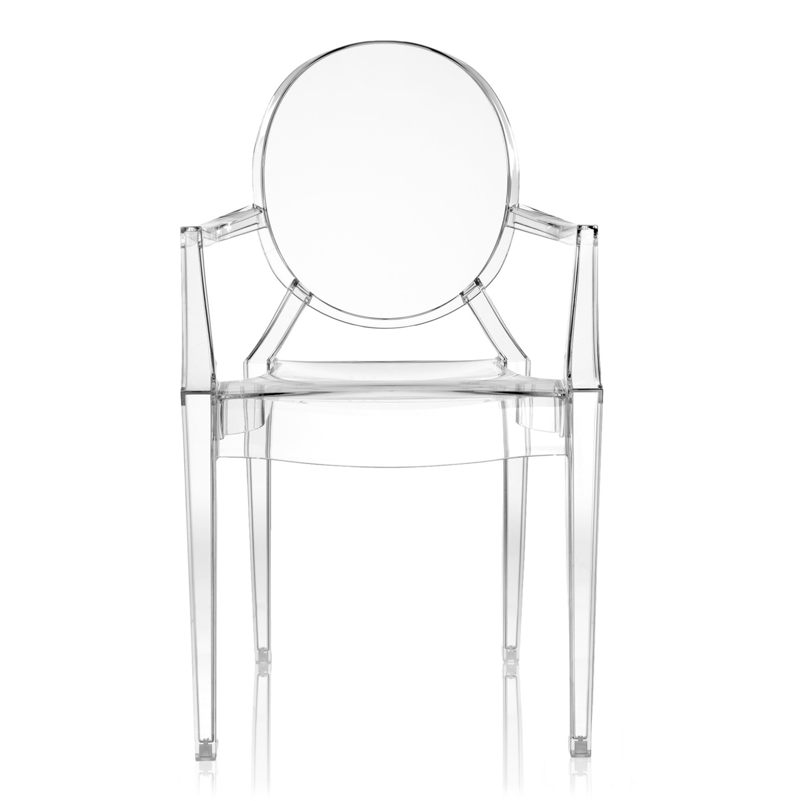 kartell卡迪尔家用简约餐椅扶手椅经典 ghost 幽灵椅louis - 爱购网