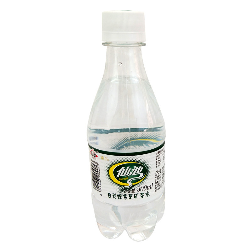 仙池白花蛇草矿泉水天然含气饮用水纯净水崂山涝山饮用水