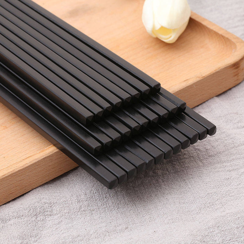 筷子黑色消毒专用酒店饭店餐厅家用商用密胺筷子