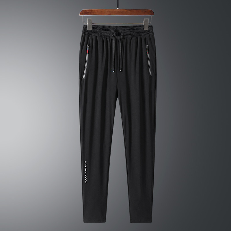 UA安德玛运动长裤冰丝裤男士夏超薄款速干宽松加肥加大码空调裤子