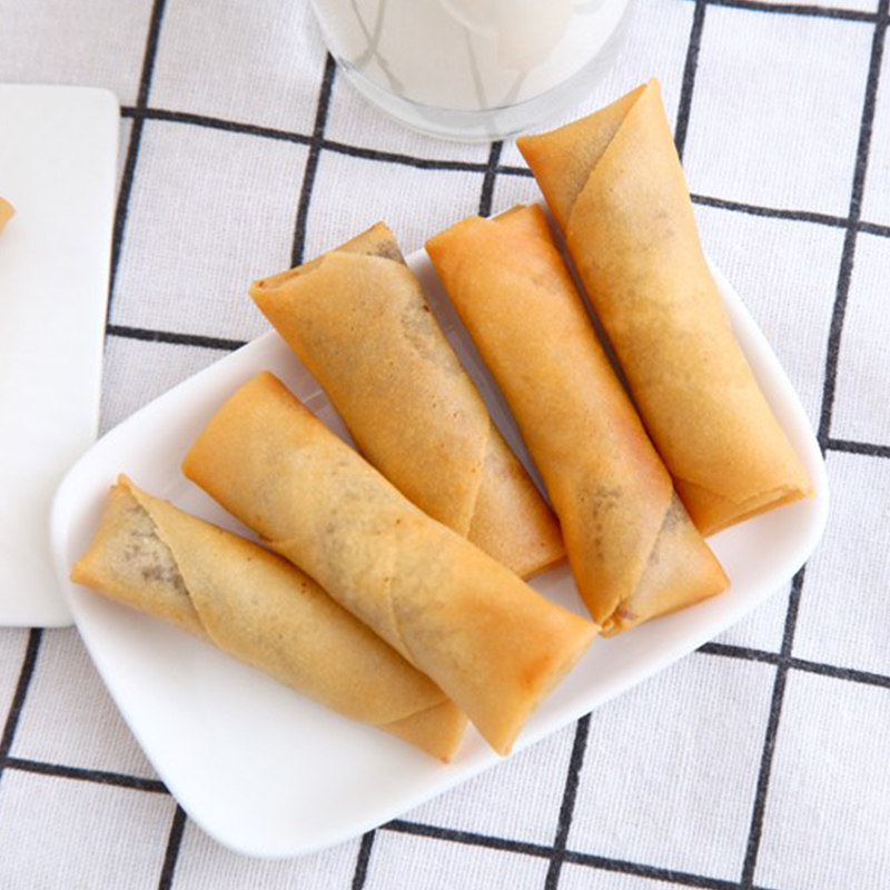 思念春卷48个清爽全素早餐速冻面点半成品油炸包点