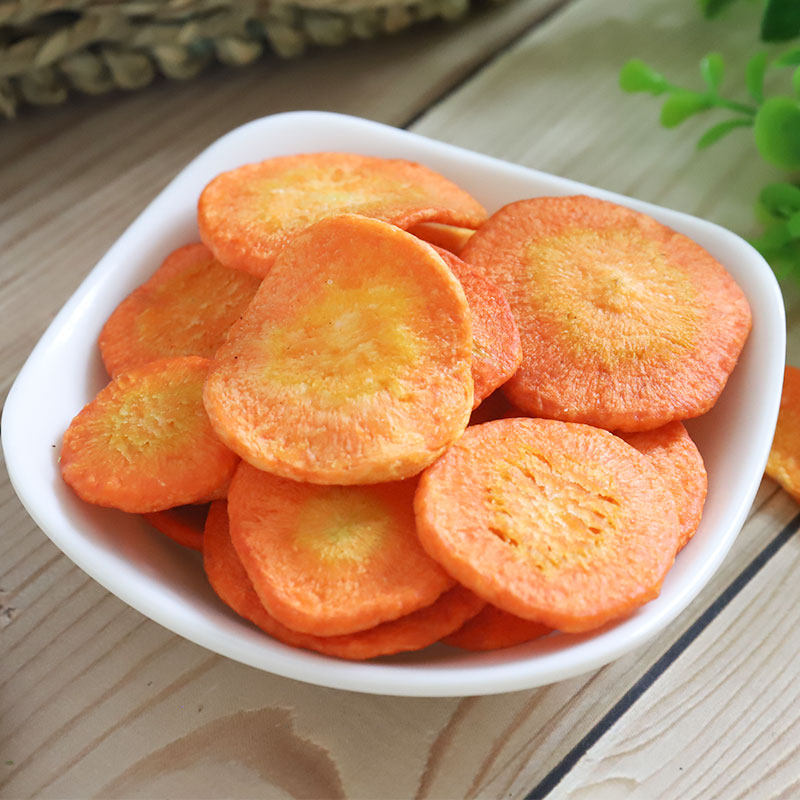 胡萝卜脆片综合果蔬蔬果蔬菜脱水即食小孩孕妇蔬果干