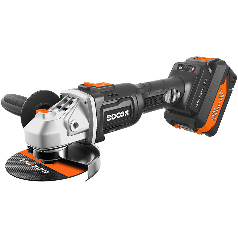 博楷无刷锂电角磨机充电式锂电池磨光机打磨机多功能切割机角磨机