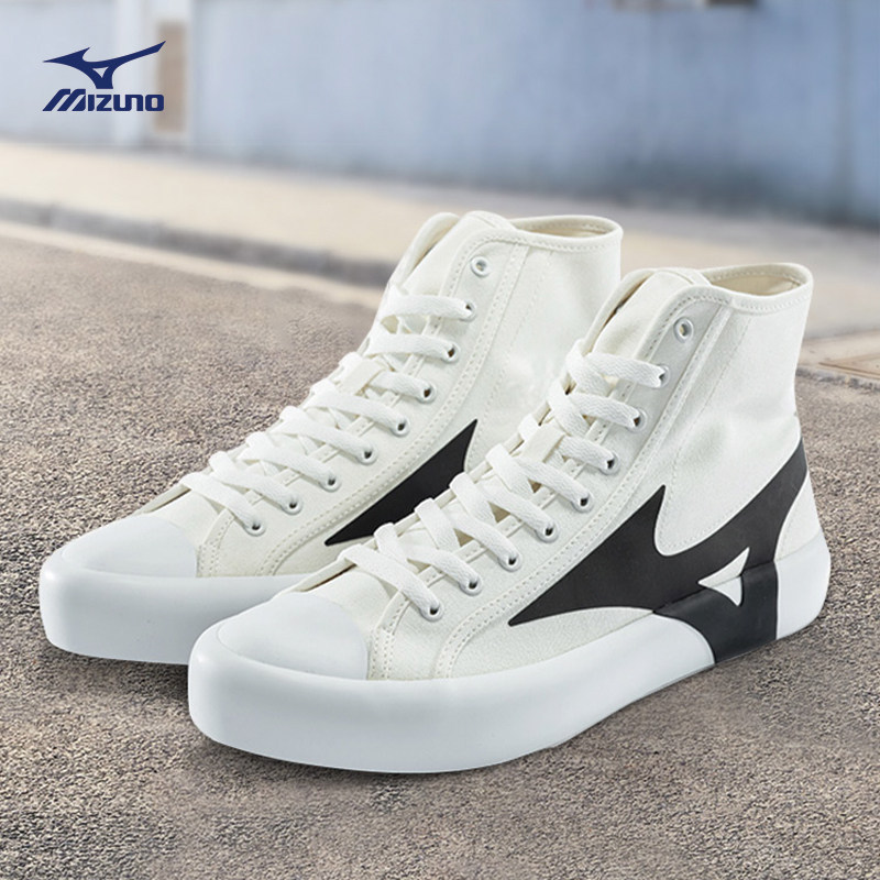 mizuno美津浓男女休闲鞋高帮帆布滑板鞋时尚板鞋courtsoghi