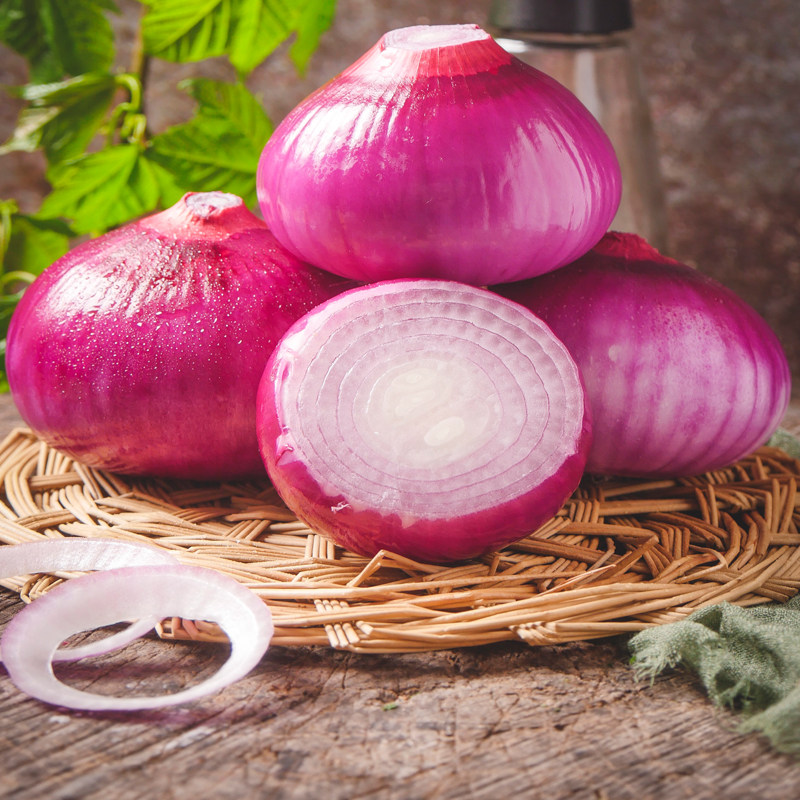 蔬菜云南紫皮洋葱直批吃货圆葱头新鲜甜味生吃葱类