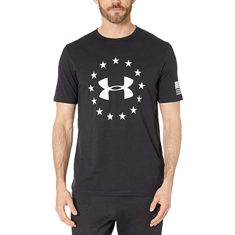 underarmour安德玛ua男子freedomlogo透气运动圆领运动t恤