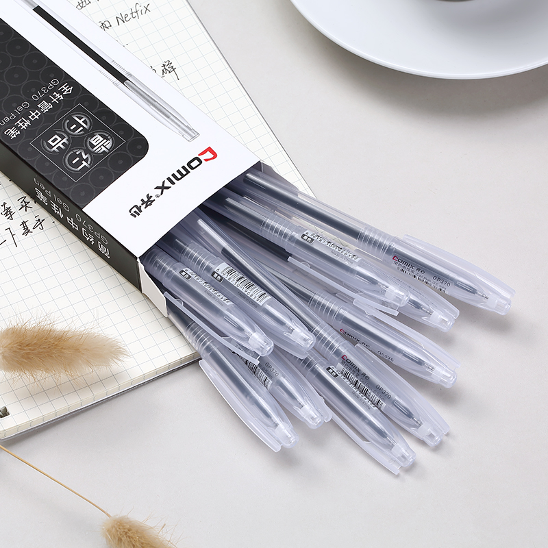 办公签字学生书写36支05全针管中性笔