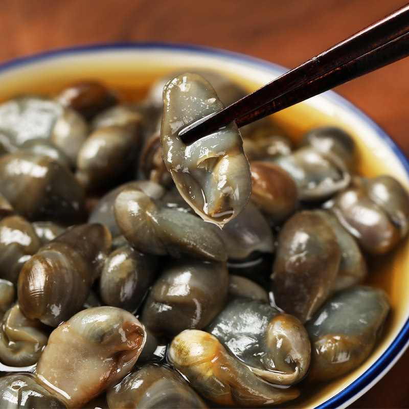 5a黄泥260g即食香辣新鲜生呛醉泥罐装特大泥螺