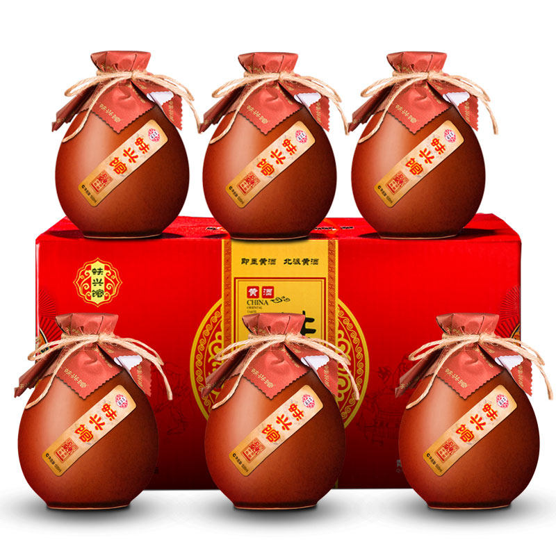 黄酒即墨老酒十年甜型坛装整箱大黄米酒中秋传统黄酒