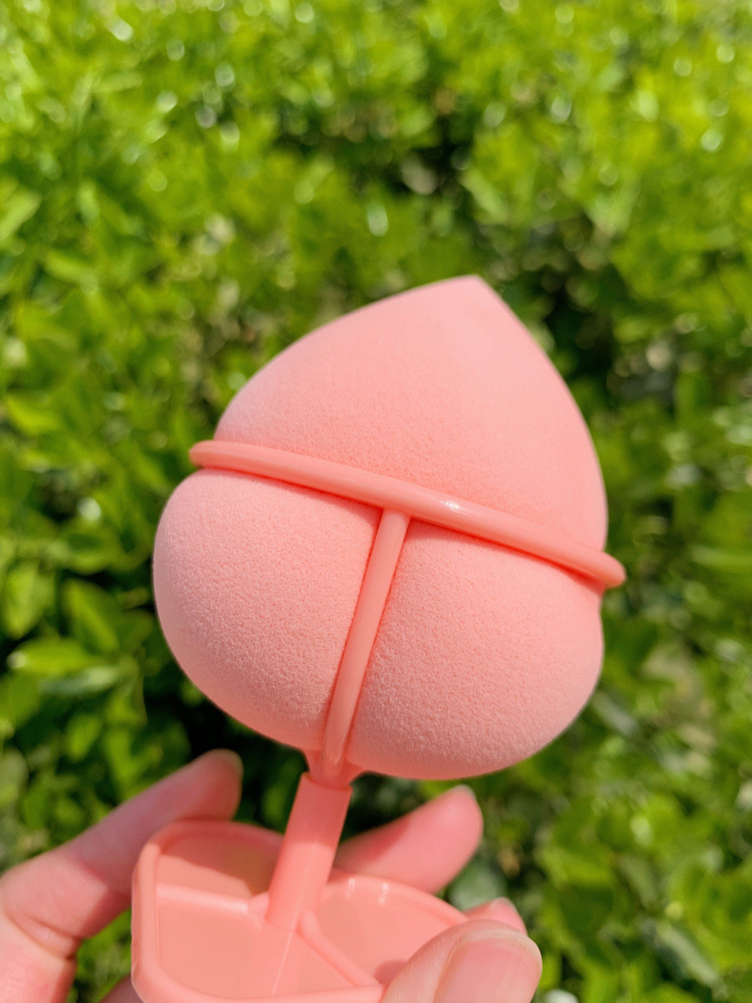 可爱桃子精美妆蛋礼盒盒装2颗海绵粉扑干湿化妆