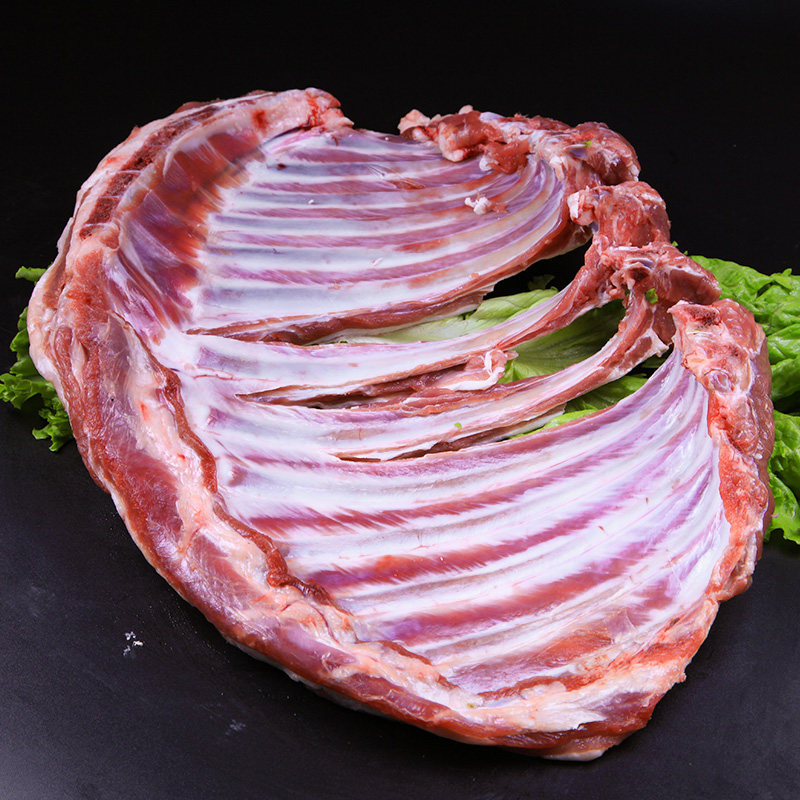 羊排羔羊内蒙古新鲜羊肋排排骨骨头羊排生羊肉4斤装生羊排